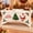 White-4ft (48" × 30" × 30"), variant on Christmas Stretch Fitted Table Cover for Rectangular Tables, Santa and Tree Design, Wrinkle-Resistant for 4, 5, 6 Ft Banquet Tables