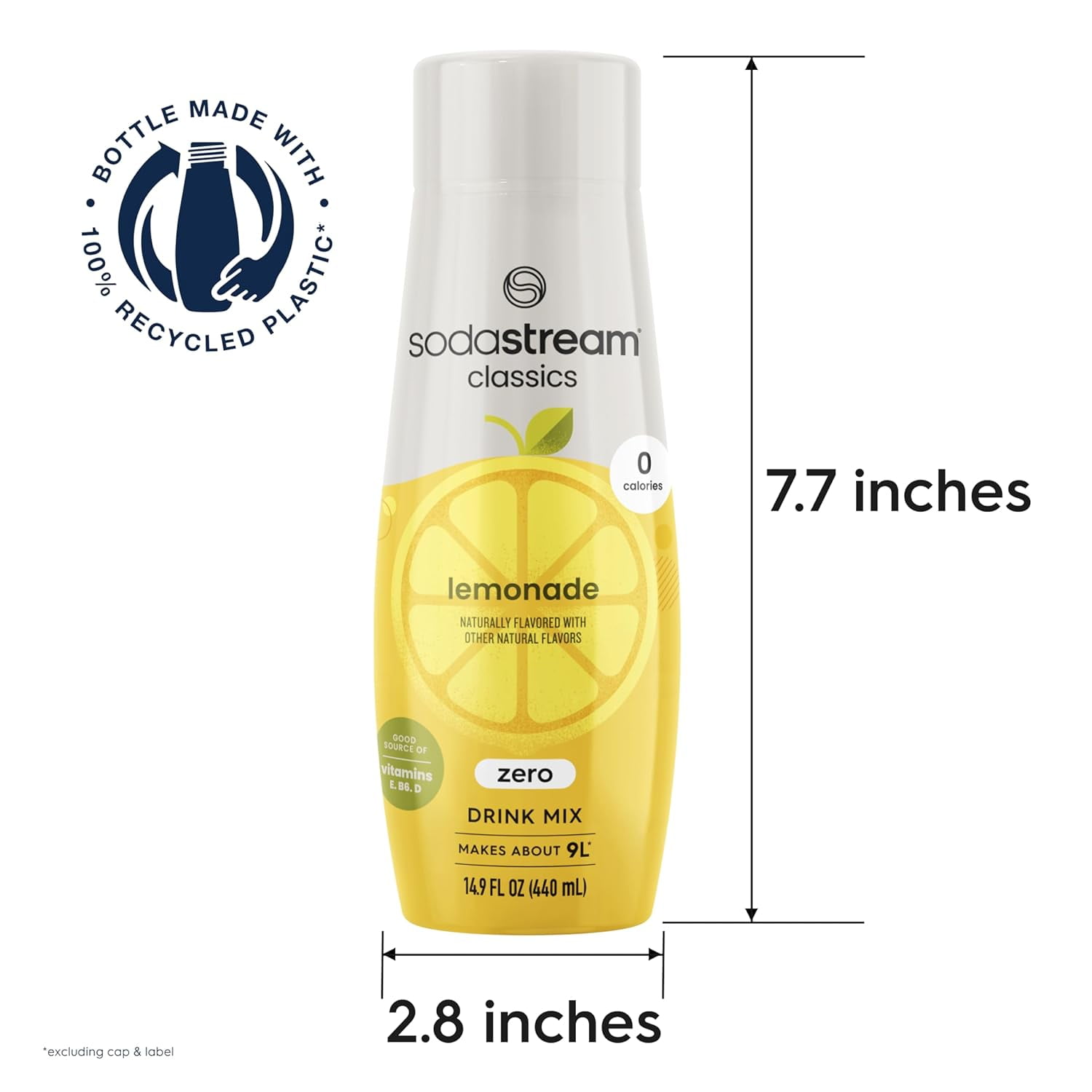 SodaStream 440 ml Homestyle Lemonade Zero Calorie Drink Mix (Case of 4)