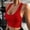 #8Red, variant on MYAOYI Wide Strap Sports Bra for Women Seamless Ribbed U Neck Workout Crop Top