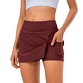 thumbnail image 1 of TFixol Faldas de tenis para mujer con bolsillos Falda pantalón de golf atlética Forro 2 en 1, 1 of 8