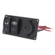 thumbnail image 4 of Tablero de control de interruptor basculante portátil de 12/24 V, panel de interruptor doble universal para automóvil, barco, RV, 4 of 8