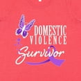 thumbnail image 4 of Inktastic Domestic Violence Survivor with Butterfly Women's Plus Size T-Shirt, 4 of 5