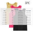 thumbnail image 3 of Nilvkv Girls Undershirts, Girls Tank Tops, Youth 3 Pack Solid Sleeveless Round Neck Basic Top Summer Casual Multicolor 8-9 Years, 3 of 8