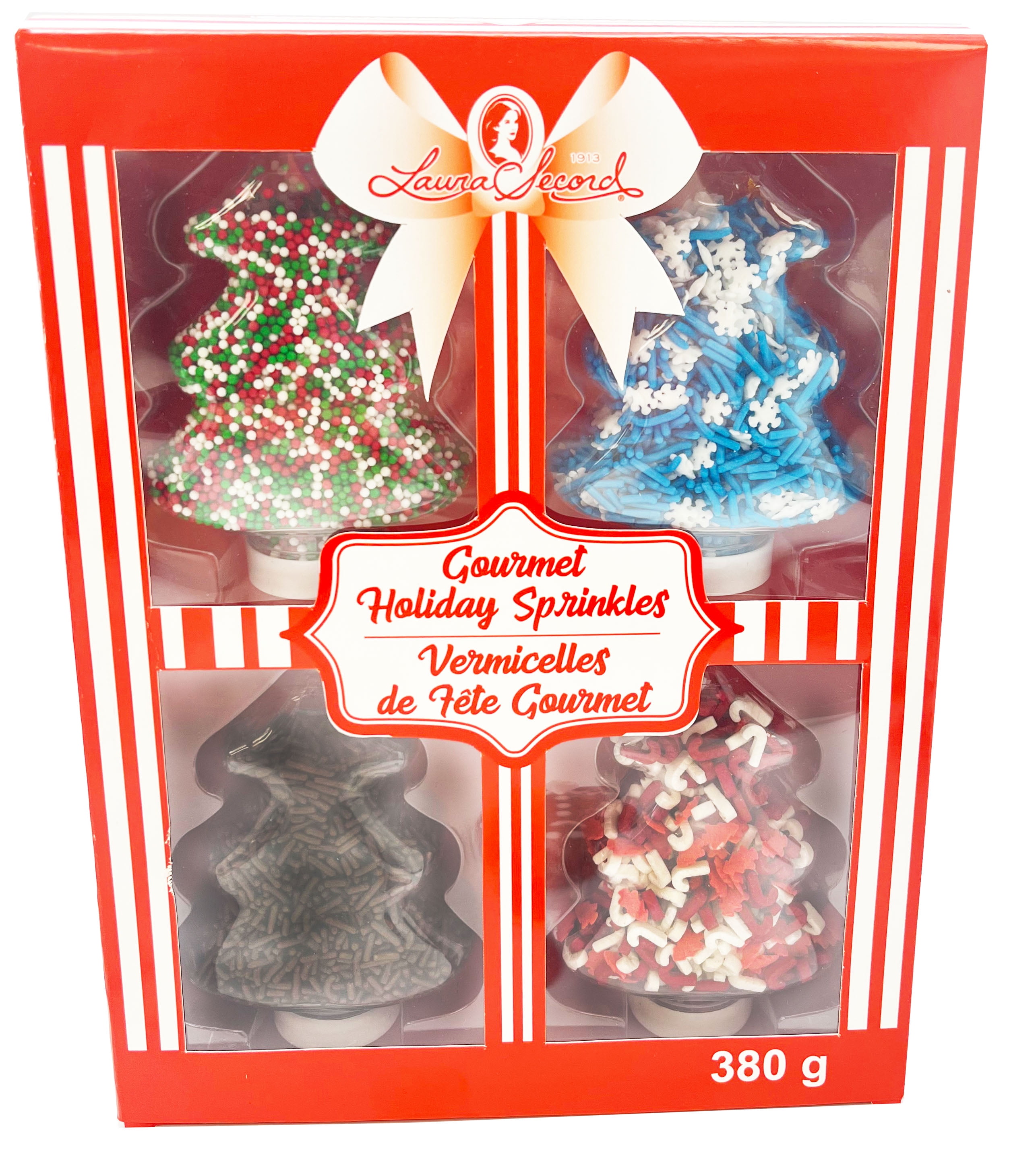Laura Secord Gourmet Holiday Candy Sprinkles 4pk Gift Box Set, Laura Secord Gourmet Holiday Candy Sprinkles 4pk Gift Box Set