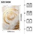 thumbnail image 3 of Circle Marble Ring Binder Notebook Journey Note Diary College Ruled Spiral Notebook Study Loose Leaf Paper A5 60 Pages, 3 of 8