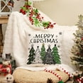 thumbnail image 2 of Christmas Pillow Cover 18X18 Inch Colorful Christmas Trees Snowflake Decoration Holiday Farmhouse Winter Pillow Case for Sofa Couch Decor（Green） AA316-18, 2 of 5