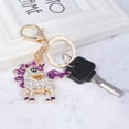 thumbnail image 6 of HOMEMAXS  Unicorn Keychain Hanging Lanyard Accessories Charms Child Purple, 6 of 8