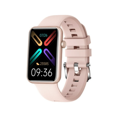 STEADY 2022 HT5 Plus Smart Watch Men Women Band Blood Pressure Body Temperature Bluetooth Call Fitness Sports Smartband Xiaomi Pink