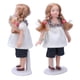 thumbnail image 4 of Muñeca De Niña De Casa De Muñecas, Mini Camiseta Blanca De Cerámica, Pantalones Cortos, Niña De Porcelana De Casa De Muñecas, Escala 1:12 Para Decoración, 4 of 7