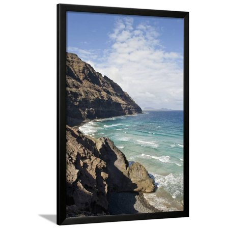 Canteria Beach, near Orzola, Lanzarote, Spain Framed Print Wall Art By Guido Cozzi