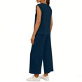 thumbnail image 6 of Cutuoiiu Plus Size Women's Solid Color Loose Fit Wide Leg Jumpsuit with Ruched Bust Design and Pockets for Spring and Summer Daily Wear Gifts, 6 of 7