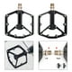 thumbnail image 5 of Pedales de bicicleta de montaña, repuesto antideslizante, 3 rodamientos, 9/16 "de ancho, pedales planos de aleación de aluminio para bicicleta de Negro Macarena Pedal de bicicleta ligero, 5 of 8