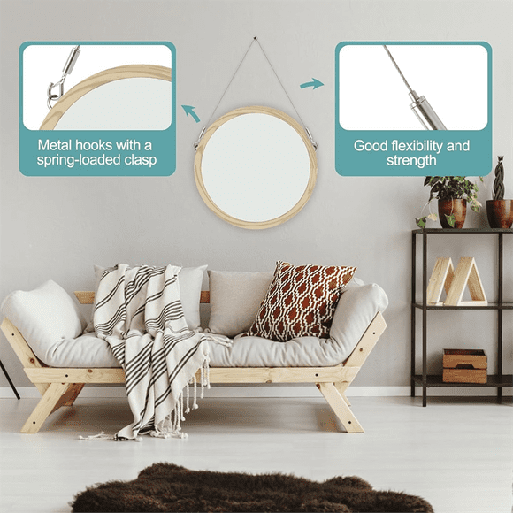 4PCS Adjustable Picture Hanging Wire Kit,,3.3FT 6.6FT Stainless Steel Wire for Hanging Mirrors,Picture Frame,Signs