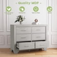 thumbnail image 5 of 6 Drawers Dresser for Bedroom,Modern Organizer Storage Cabinet with Metal Handle,Chest of Drawers for Living Room Closet Hallway Nursery, 5 of 8