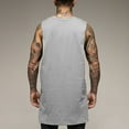 thumbnail image 5 of Sngxgn Men Workout Tank Top Gym Bodybuilding Sleeveless T Shirts(Grey,M), 5 of 6