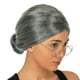 thumbnail image 1 of BIG SALE!Disfraz de anciana ma abuela peluca moño pelo madre disfraz, 1 of 8
