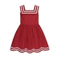 thumbnail image 1 of Girls' Sleeveless Square Collar Dress, 1 of 1