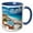 Blue/White, variant on 3drose, Resort, Cancun, Mexico - Sa13 Gjo0171 - Greg Johnston, 15oz Mug
