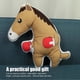 thumbnail image 2 of Funny Horse Cartoon Emotion Stuffed Toy Doll Stuffed Animal Pet Horse PillowBoxing Horse, 2 of 4