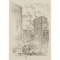 thumbnail image 3 of Joseph Pennell 14x18 Black Modern Framed Museum Art Print Titled - Battery Park (1905), 3 of 5