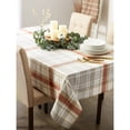 thumbnail image 3 of Design Imports Home Thankful Autumn Collection Plaid Cotton Tablecloth 60x84", 3 of 5
