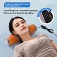 thumbnail image 3 of JIEMUCES Massage Pillow Neck Protection Hump 3-in-1 Traction Massager Pillow Heated Memory Foam Pillow for Pain Relief Home Dormitory Use, 3 of 8