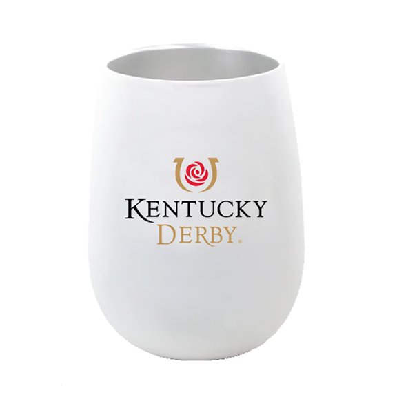 Kentucky Derby 12oz. Stemless Wine Tumbler