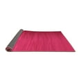 thumbnail image 2 of Ahgly Company Indoor Round Abstract Pink Contemporary Area Rugs, 4' Round, 2 of 4