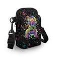 thumbnail image 3 of HELLHERO Crossbody Sling Bag for Women Polyester Adjustable Shoulder Strap Crossbody Bag with Double Layer Gaming Headset Controller, 3 of 7