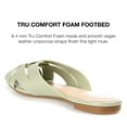 thumbnail image 4 of Journee Collection Womens Haize Tru Comfort Foam Slide Low Block Heel Sandals, 4 of 6