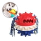 thumbnail image 5 of de juguete para masticar cepillo de para perro, de limpieza de de perro con cuerda, juguete de , juguete resistente - Rojo Colco mastica pelota, 5 of 7