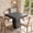 Black, variant on Danolapsi Square Dining Table for 4, 31.5" Small Kitchen Table with Sturdy Pedestal Base, Farmhouse Dining Tables for Kitchen, Living Room, Cafe, Apartment, Small Spaces,table only
