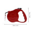 thumbnail image 4 of Unique Bargains 1 Pc Simple Pet Leash Scaling Dog Leash for Dog 9.84ft Long Red, 4 of 6