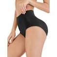 thumbnail image 2 of SAYFUT Women's High Waist Control Tummy Brief Soft Underwear Lift Butt Ladies Panty Shapewear, 2 of 7
