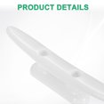 thumbnail image 2 of Uxcell 2pcs Boat Cleats Dock 4 Inch Kayak Rope Tie Cleat 32mm for Marine White, 2 of 7
