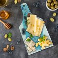 thumbnail image 5 of Elephant Cutting Board, Thailand Elephant Colored in Paisleys Aqua Background Watercolor Nature, Decorative Tempered Glass Cutting and Serving Board, in 3 Sizes, by Ambesonne, 5 of 5