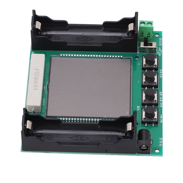 Módulo de prueba de capacidad de batería de litio chip inteligente 10 W 8 ohmios Probador de batería de litio de conductividad Memoria de parámetros eficiente para medición ANGGREK Otros