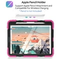 thumbnail image 5 of iPad PRO 11 Inch 1st 2nd 3rd 4th Gen [ Pro 11 1/2 / 3/4 ] A2759 A2435 A2761 A2762 A2377 A2459 A2301 A1980 A1934 A2013 A2228 A2068 A2230 Shock Proof Cover with Shoulder Strap - Pink, 5 of 7