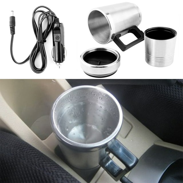 Taza Termo Calentador para Coche de Acero inoxidable 500 ml