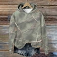 thumbnail image 5 of Uootdi Oversized Long sleeve Sweatshirt for Women Camo Leaf Maple Leaf Pattern Winter Hoodies with Gift Oversized Long sleeve Sw eatshirt for, 5 of 8
