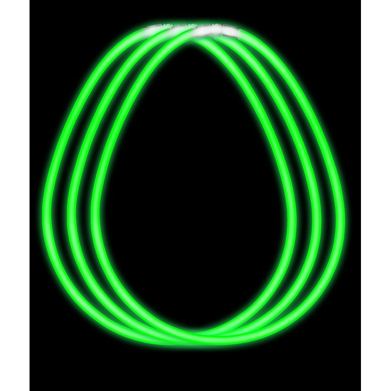 Green glow 2024 stick necklaces