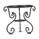 thumbnail image 4 of Soporte para plantas, estable, de hierro, para interiores y exteriores, resistente Negro, 4 of 9