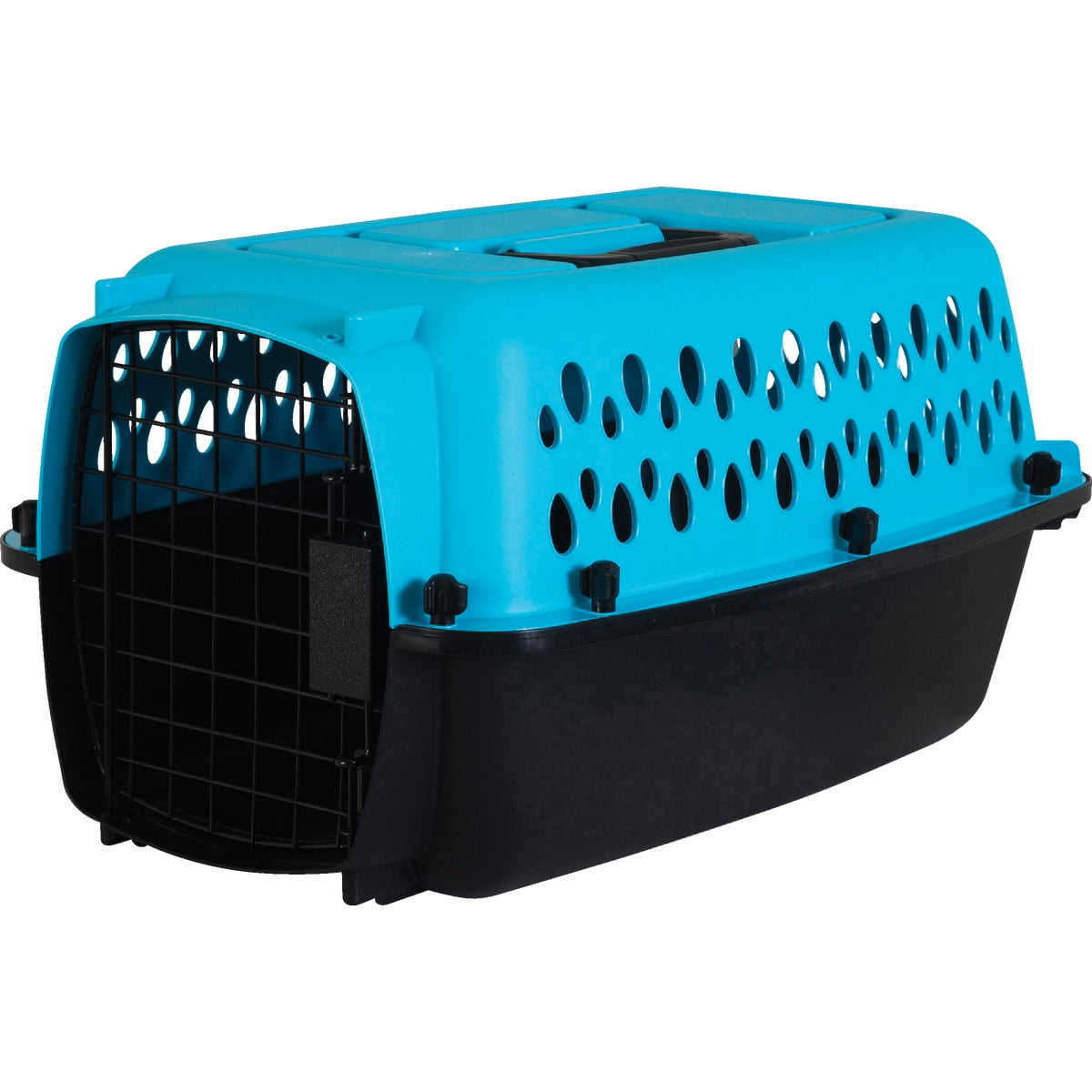 Petmate Pet Porter Fashion Dog Kennel 19", Scuba Blue, for Pets up to 10lbs, Made in USA