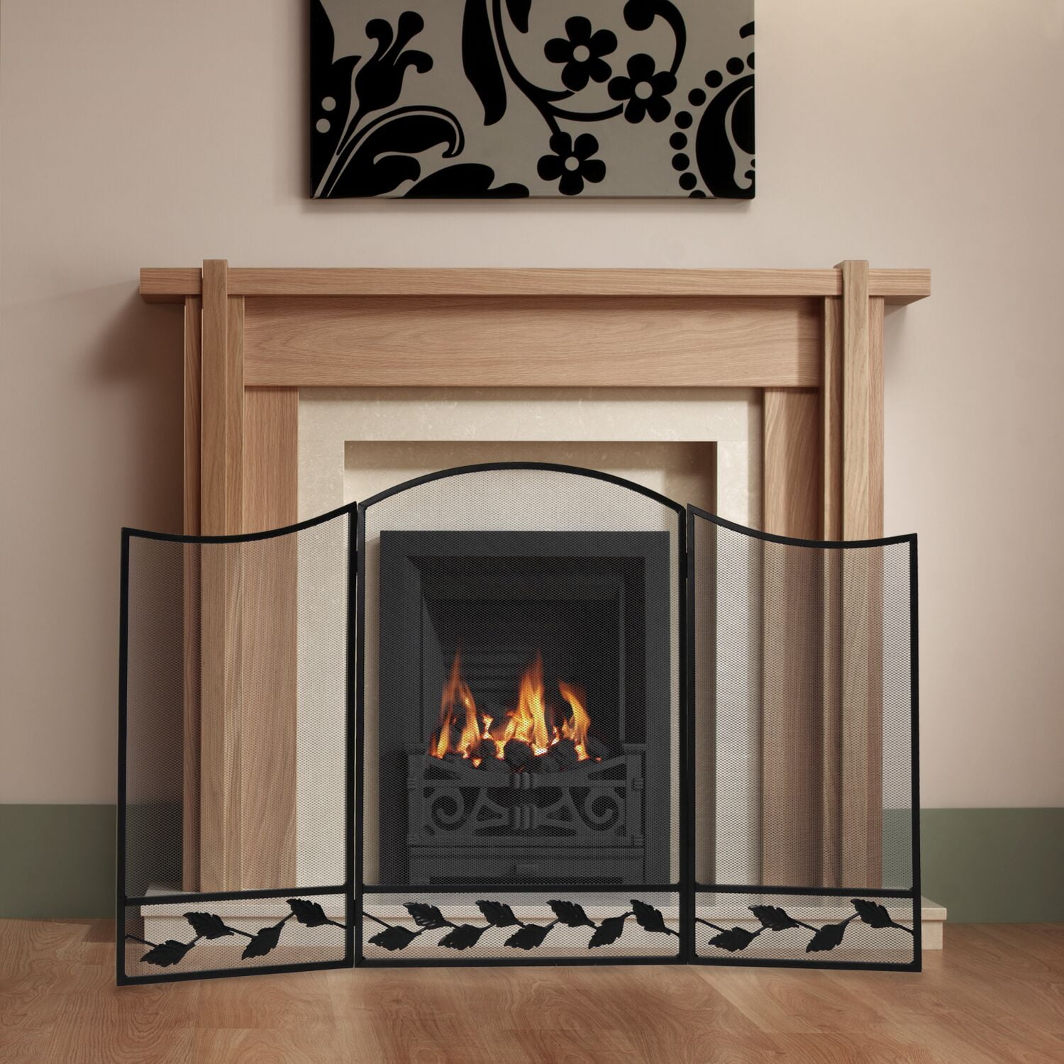 Kinbor Fireplace Panel Arch Screen