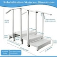 thumbnail image 2 of Esheno Adjustable Handrails Non Slip for Home Professional Use, 2 of 7