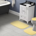 thumbnail image 2 of Garland Rug Jazz Washable Bath Rug Set, 3 Piece Set (21"x34" Bath Rug, Contour Rug, & Toilet Lid) Rubber Ducky Yellow, 2 of 7