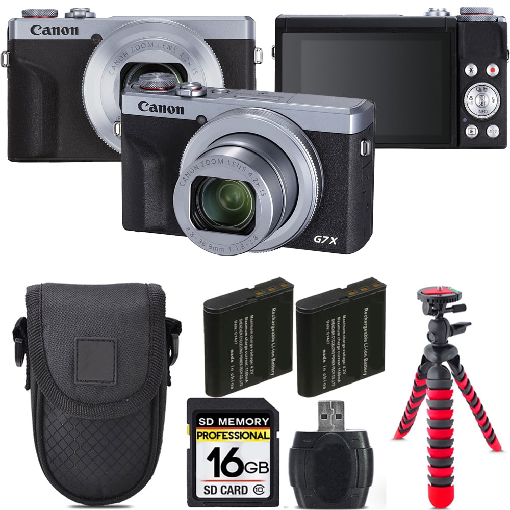 Canon PowerShot G7 X Mark III Digital Camera (Silver) + Extra