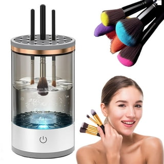 Brushly Pro Cosmetic Brush Cleaner, Electric Makeup Brush Cleaner, Makeup  Brush Cleaner Machine, Automatic Spinning Makeup Brush Cleaner USB Powered  Fit For All Size 