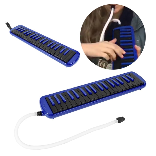 Melódica de Cerbatana, Instrumento Musical de Viento de 37 Teclas, Adecuado para Bolsa de Práctica para Principiando F-37, Pequeño y Fácil de Transportar, Con Estilo de 37