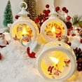 thumbnail image 2 of KOYPTL Christmas Hanging Lantern,Christmas Table Decorations Battery Operated Christmas Lights,Led Flameless Candles Lantern For Indoor Bedroom Home Xmas Decor,Christmas Stocking Stuffers, 2 of 6